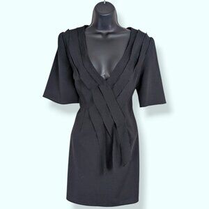 Nicole Romano 100% Wool Criss Cross Dress